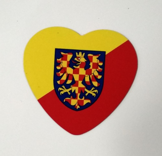 Srdce MORAVA magneticka fólie